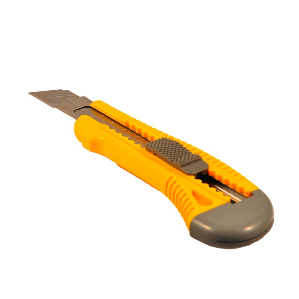 Нож строительный, выдвижное лезвие, 18 мм, Stayer, Мастер стандарт, 0913 карандаш строительный stayer 0630 18 180 мм