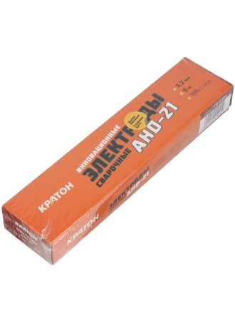Электроды Кратон, АНО-21, 3.2 мм, 5 кг, коробка