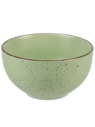 Салатник керамика, круглый, 14.5х7.5 см, OH!SPLASH, Domenik, DMD174, зеленый