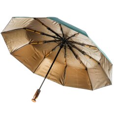 Зонт для женщин, автомат, 10 спиц, 60 см, полиэстер, золотой, Y822-061