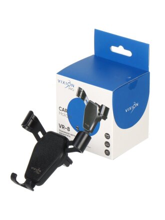 Держатель для телефона Vixion, VR-8, в дефлектор, черный