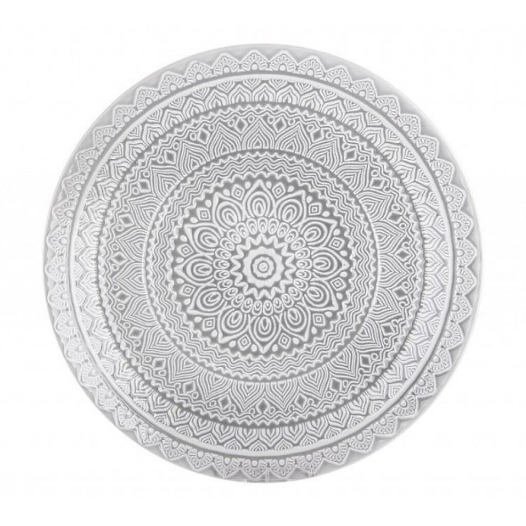 Тарелка обеденная, керамика, 26.6 см, круглая, Romano grey, 19S158D/P