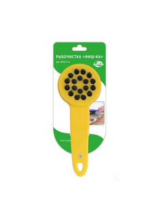 Рыбочистка пластик, металл, навеска, в ассортименте, Мультидом, ФИШ-ка, МТ53-114