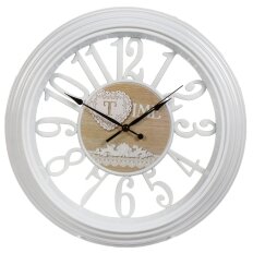 Часы настенные, кварцевые, 40 см, круглые, полимер, Y4-6866