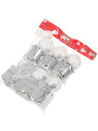 Набор елочных украшений 13 шт, пластик, SYXGJA- 4923013