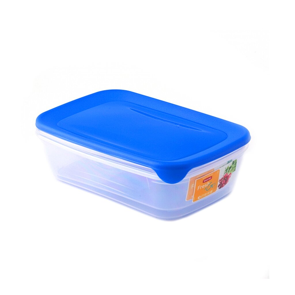 Контейнер пищевой пластик, 3 л, 29.5х19х7.5 см, прямоугольный, Полимербыт, 4355400 контейнер для хранения 6 л с вкладышем полимербыт smartbox m 4348200