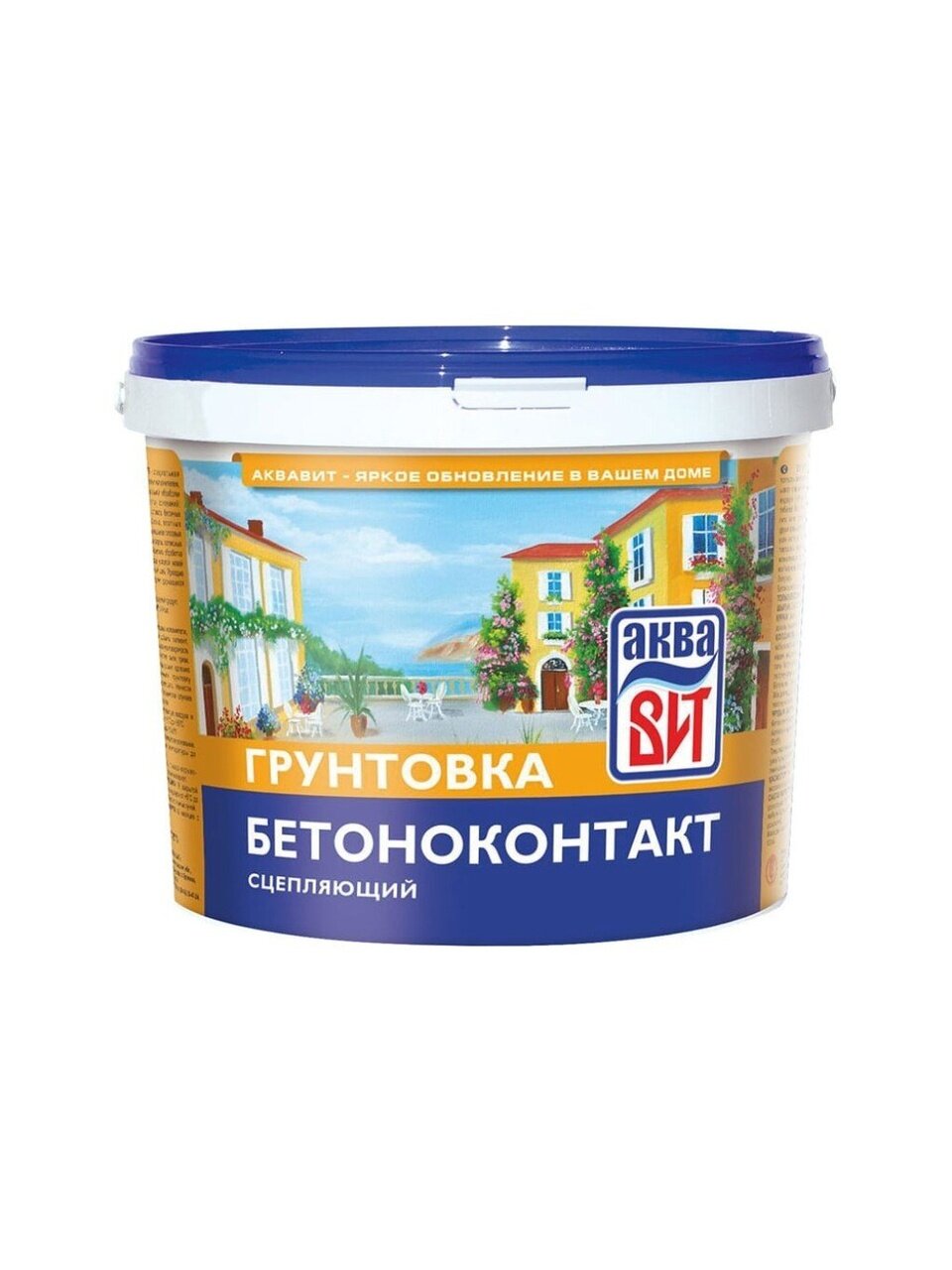 Грунтовка АкваВИТ, Бетоноконтакт, 10 л, ВАК-02-Б, сцепляющая