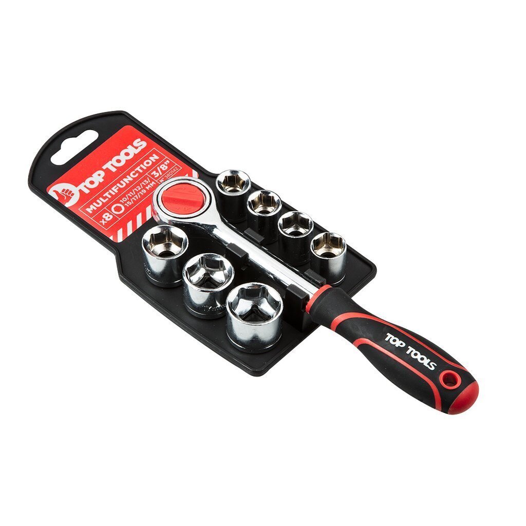Набор сменных головок 3/8&amp;quot;, 8 шт., Top Tools, 38D142