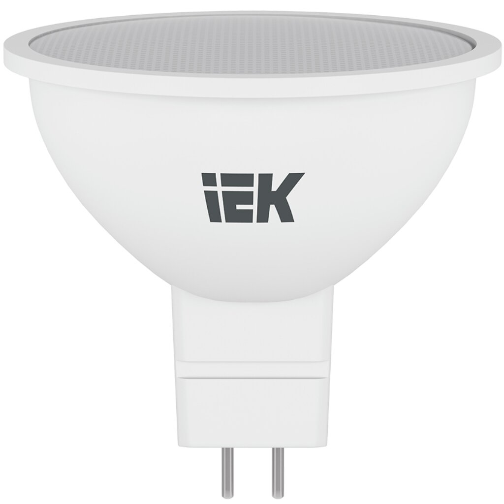 Лампа светодиодная GU5.3, 7 Вт, 60 Вт, 230 В, софит, 4000 К, свет нейтральный белый, IEK, MR16, LED рефлектор godox rft 19 pro для led осветителей