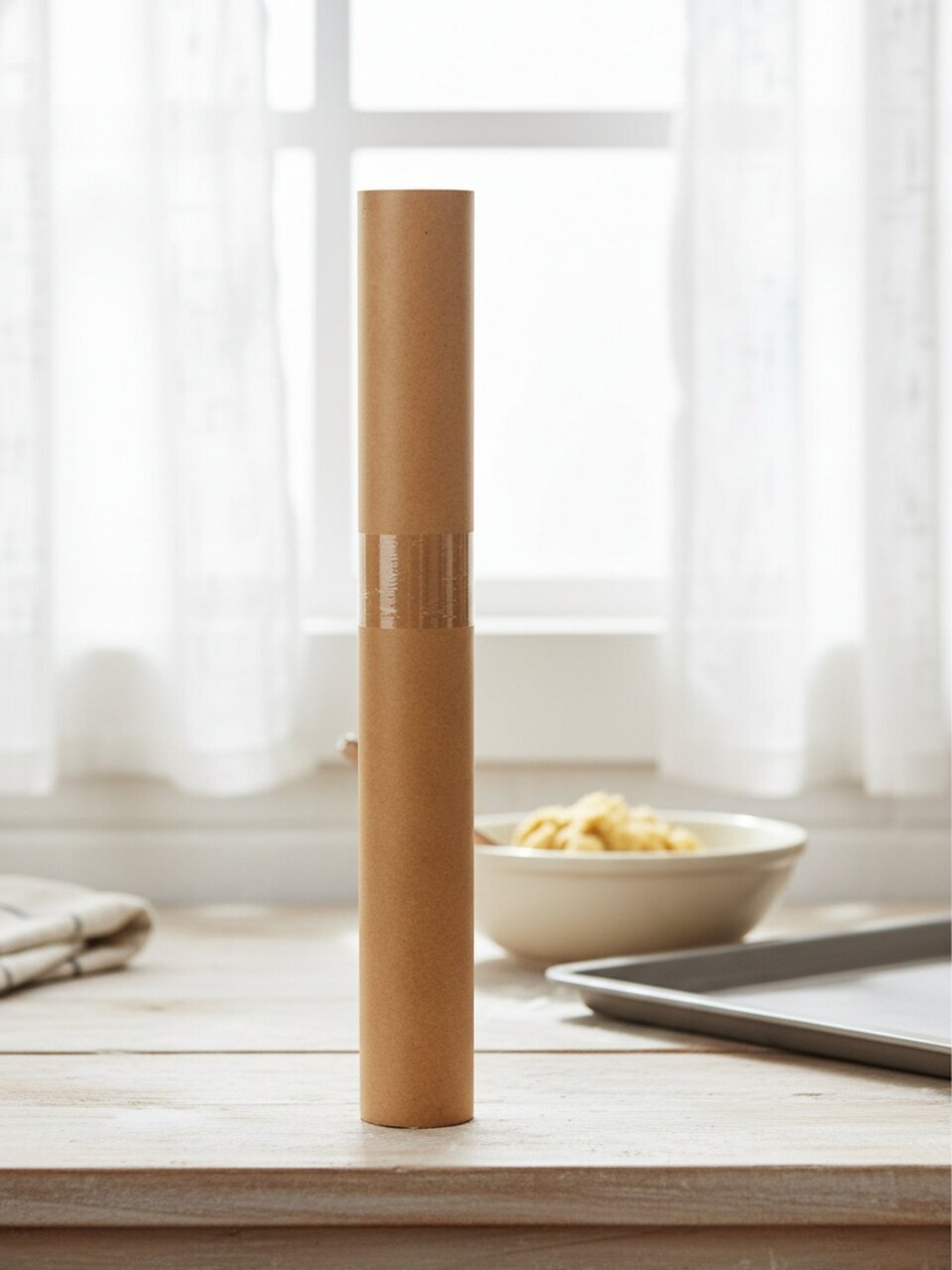 Бумага для выпечки, 25 м, 38 см, силиконизированная, Gurmanoff, Nordic EB Golden, 21019