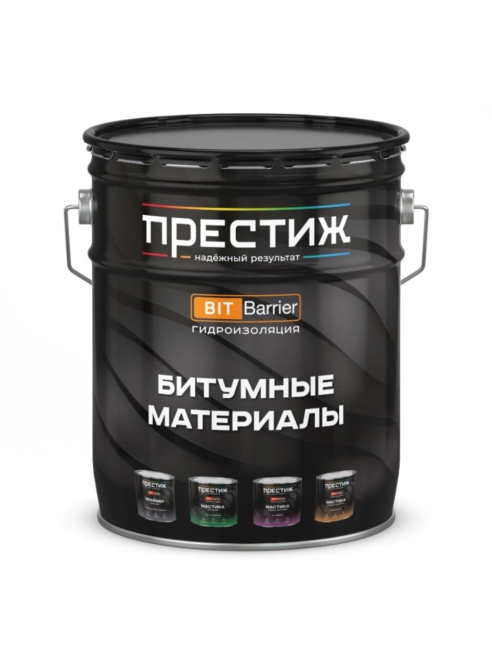 Мастика Престиж, битумно-резиновая, кровельная, 8 кг