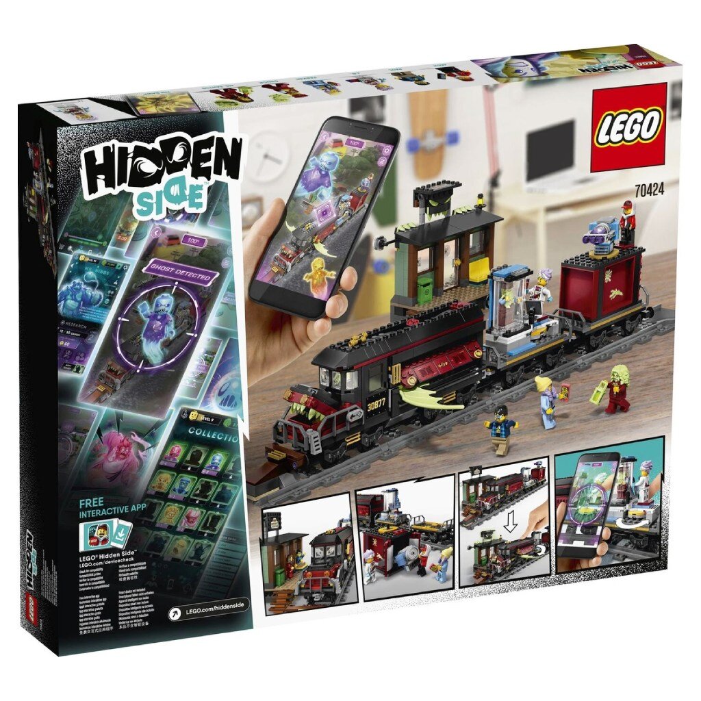 Конструктор Lego, Hidden Side, Призрачный экспресс, 7-9 лет, 697 деталей,  70424 - купить оптом со складов в Москве и Воронеже - оптовая база Спектр