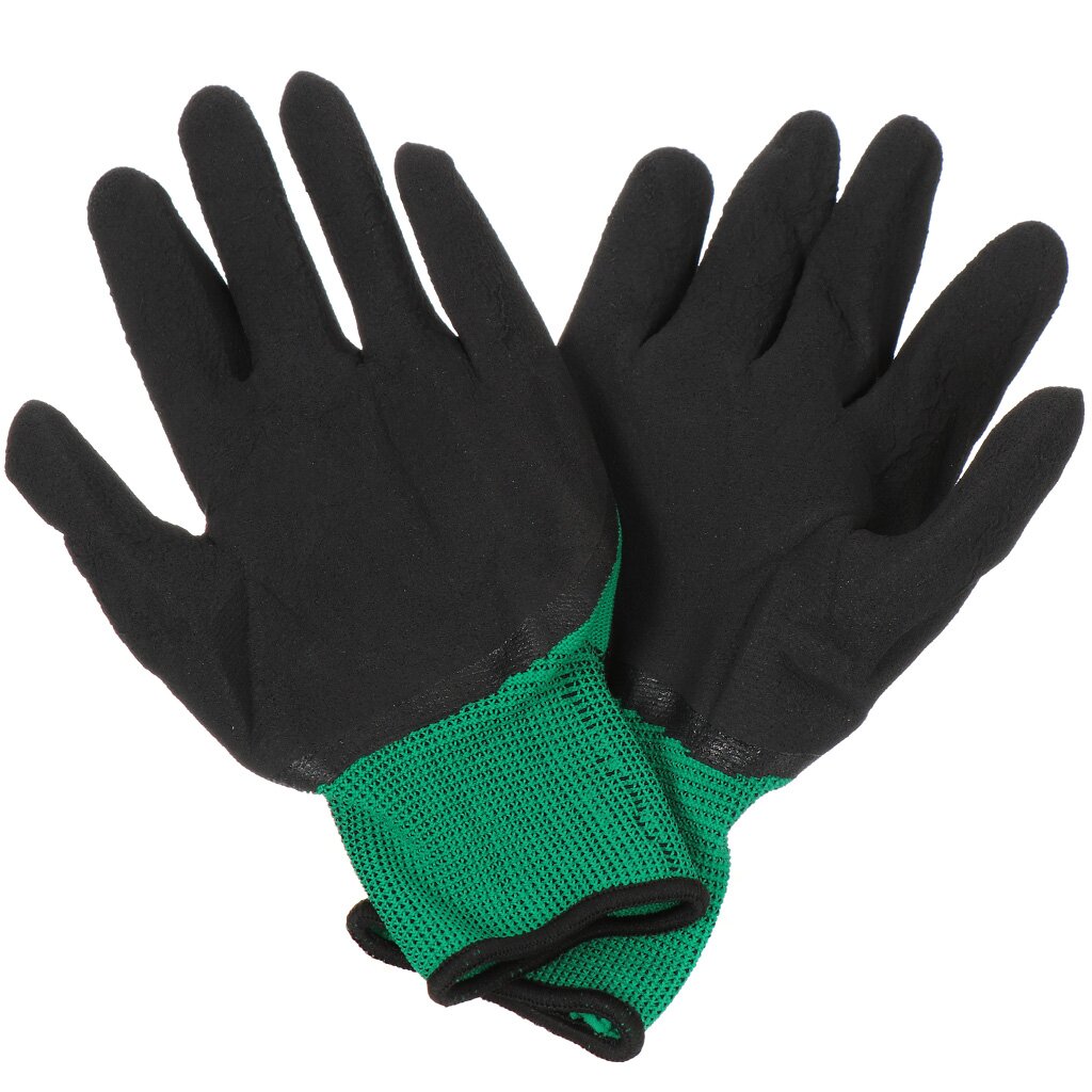 Перчатки нейлон, вспененный латексный облив перчатки полиэстер латексный облив 10 xl повышенная защита при тяжелых работах fiberon