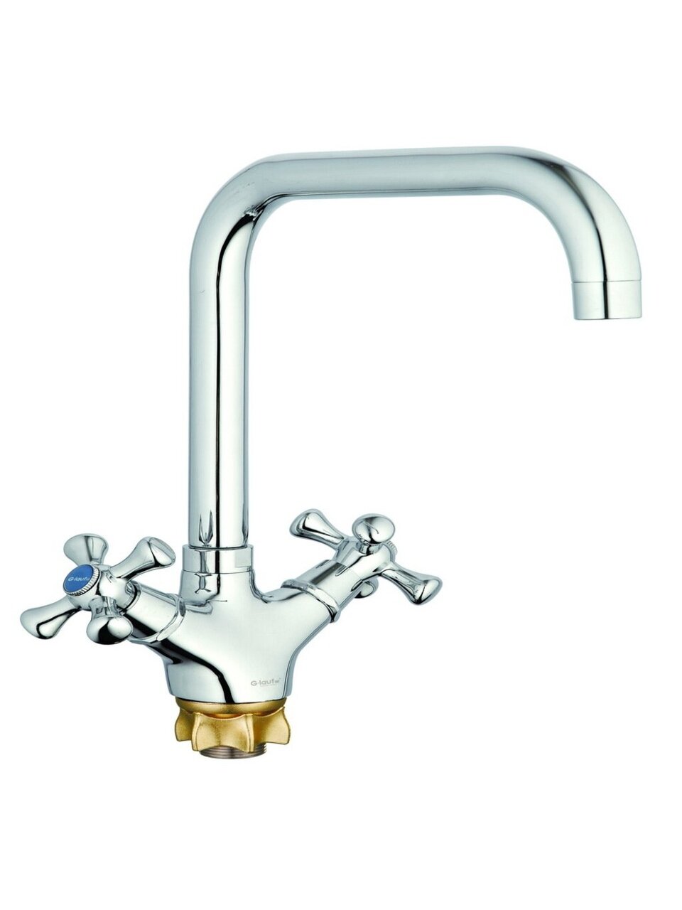 Смеситель для кухни, G.lauf, с кран-буксой, хром, QML4-C827