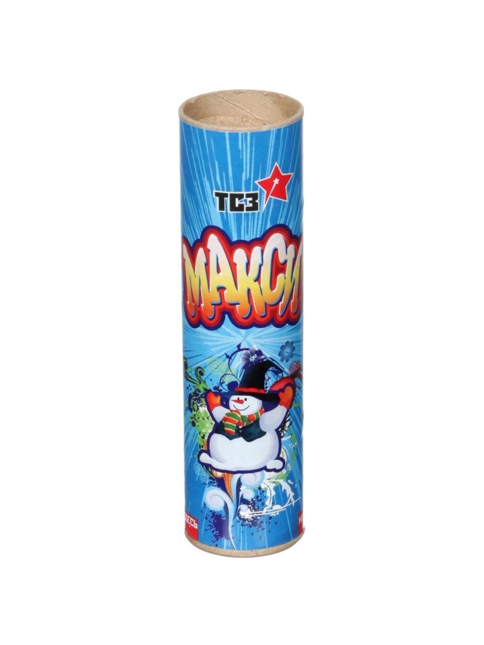 Хлопушка 12 см, конфетти, Тсз, Макси, ТР104