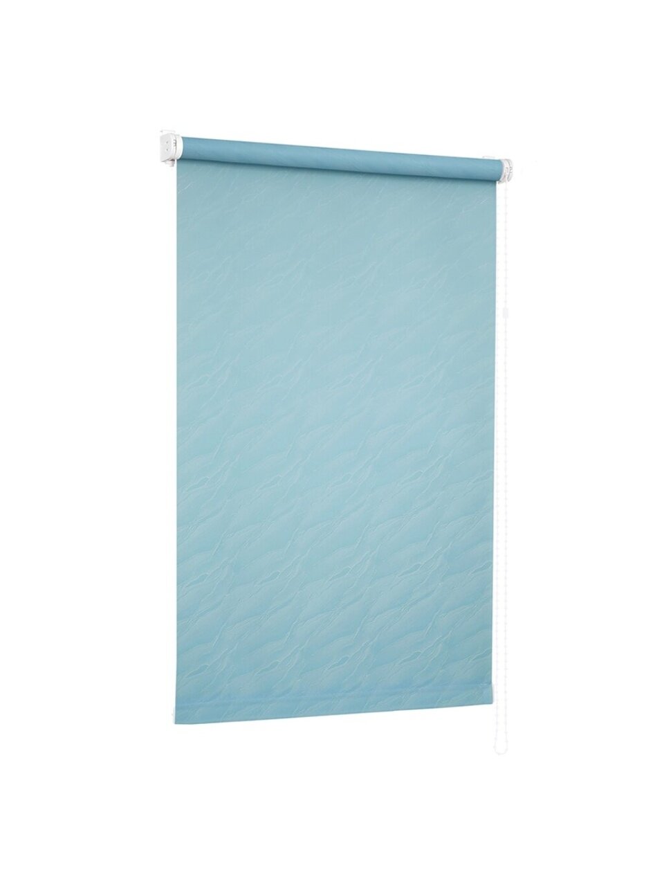 Рулонная штора 160х68 см, ширина крепления 72 см, голубая, Delfa, СРШ-01МЭ-840