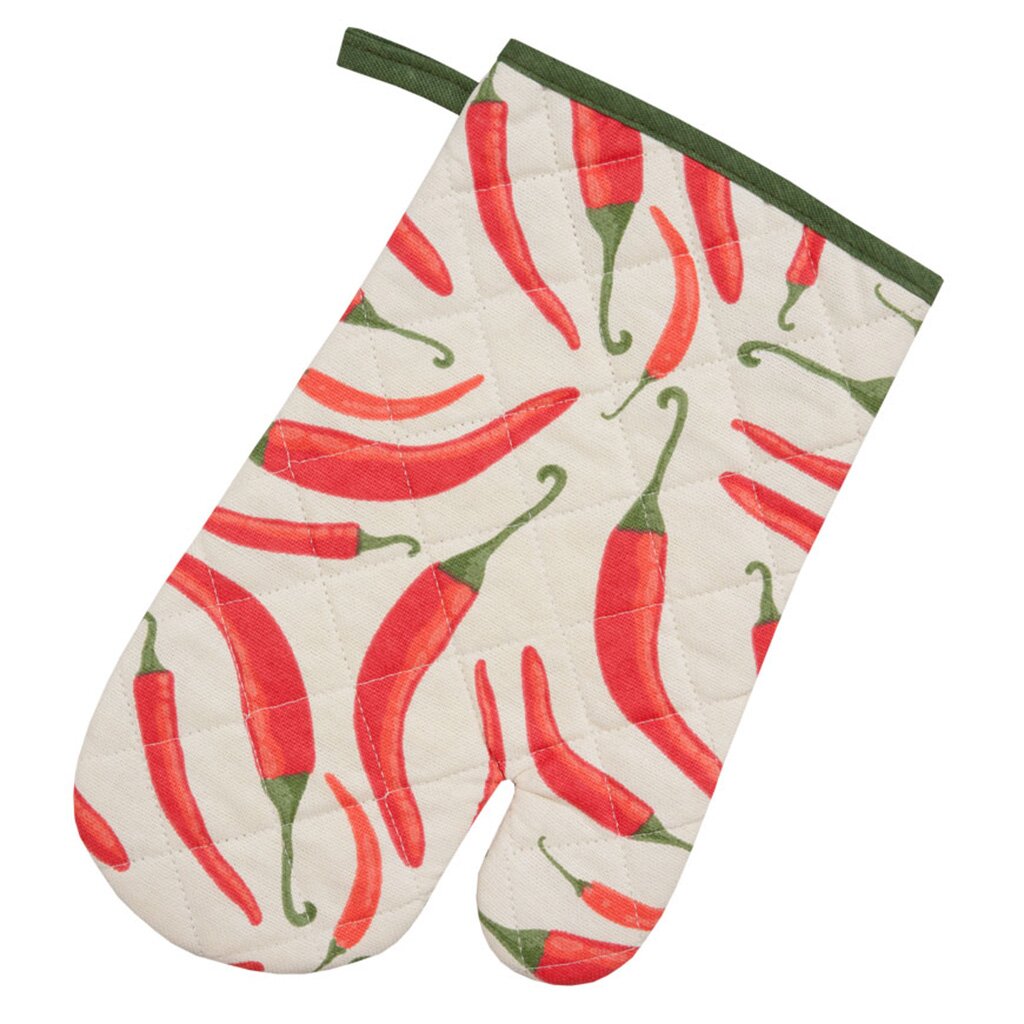 Прихватка-варежка 30х18 см, рогожка, 100% хлопок, Guten Morgen, Перчик, ВРпр-Пер-18-30