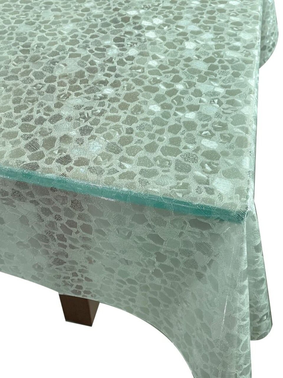 Клеенка Silvano, Тиснение Блеск, 1.39х20 м, ПВХ, прозрачная, TC318-003