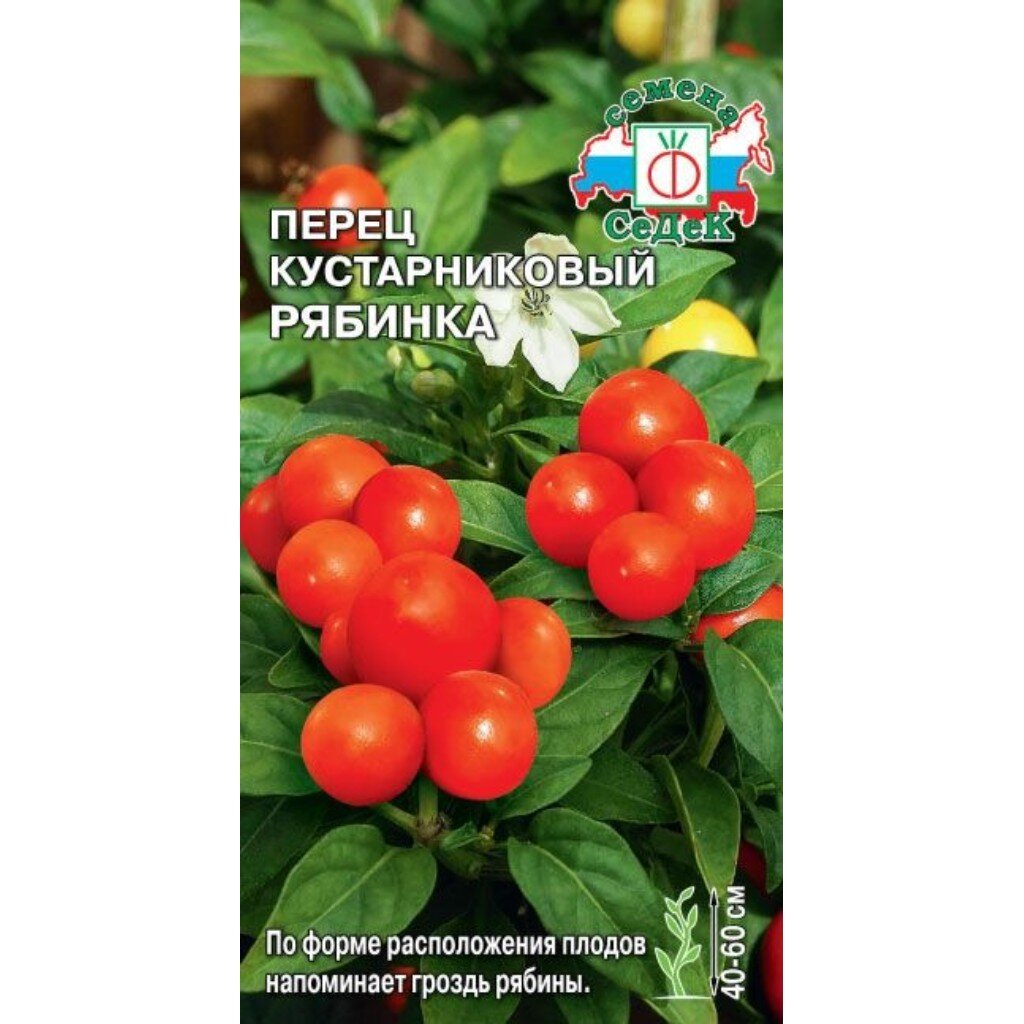 Семена Перец, Рябинка, 0.05 г, цветная упаковка, Седек