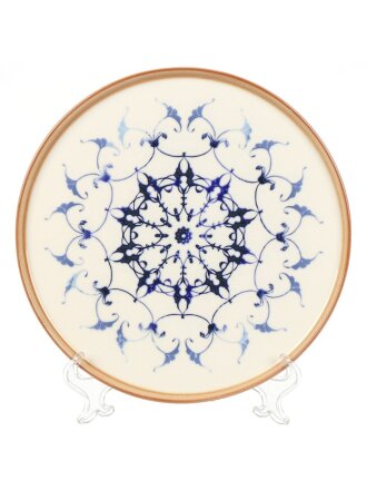 Тарелка обеденная, фарфор, 24 см, с бортом, круглая, Reflect, Pioli, 18AP24 PL Reflect