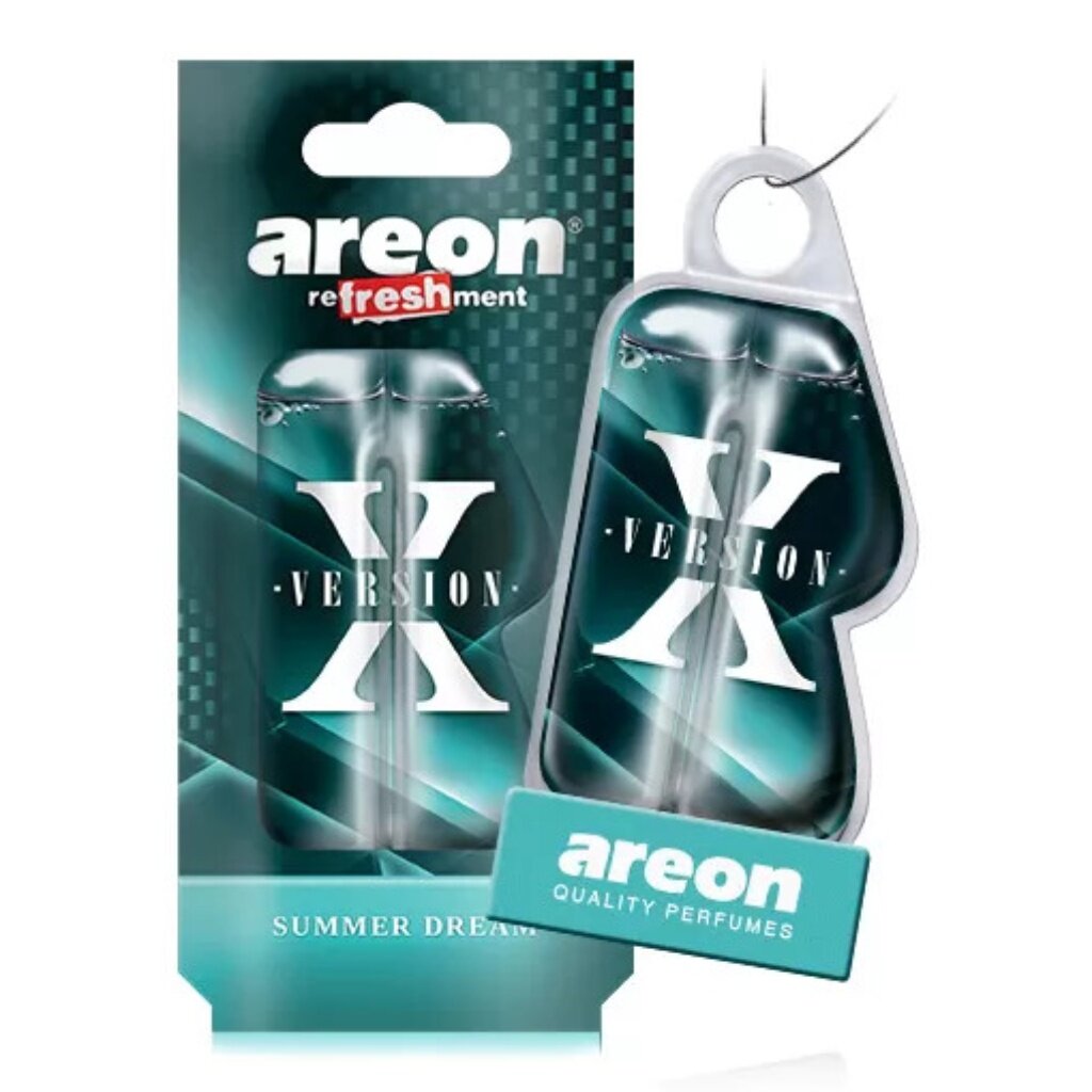 Ароматизатор в машину подвесной, гелевый, Areon, Refreshment Liquid, Summer Dream X-version, 704-LCX--06