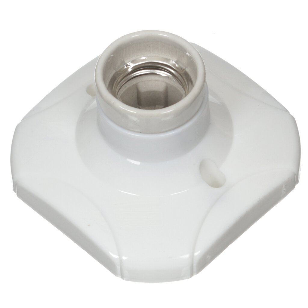 Патрон-основание E27, TDM Electric, керамика, белый, SQ0335-0024 ерш для туалета геометрия напольный 10x13 39 5 см керамика белый ce2571aa toh