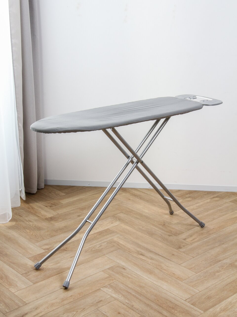 Доска гладильная 111х30 см, Генри, подставка для утюга, Dogrular, серая