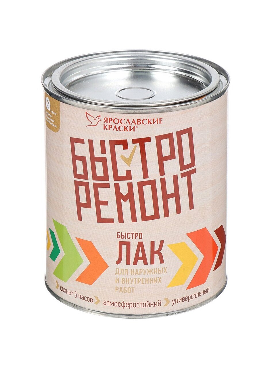 Лак Быстролак, глянцевый, алкидный, махагон, для внутренних и наружных работ, 0.7 кг