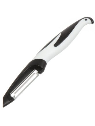 Овощечистка нержавеющая сталь, 18 см, рукоятка пластик, Satoshi, 882-412