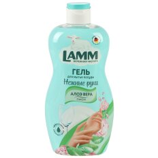 Средство для мытья посуды Lamm, Пион и алоэ вера, 450 мл