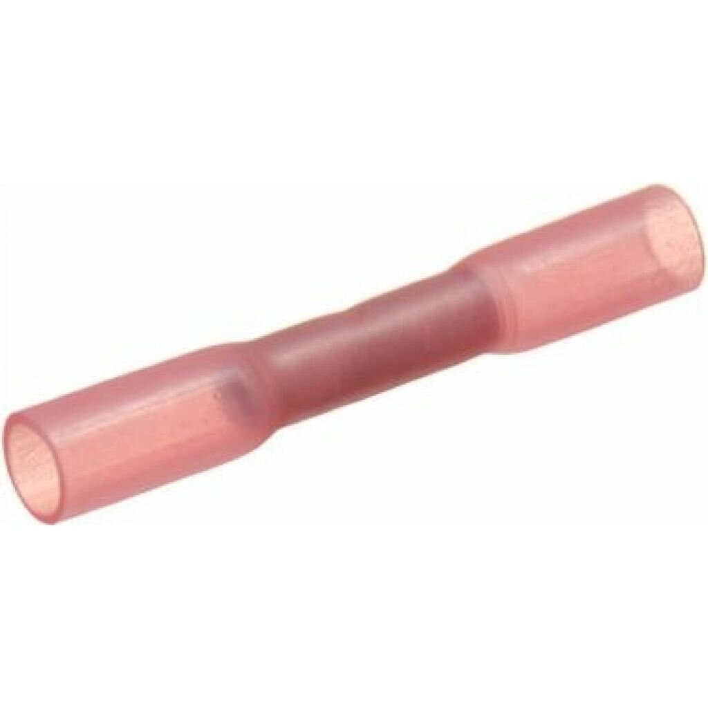 Соединительная гильза ГСИ-т 1.0/ГСИ-т 0,5-1,0, латунь, красная, изолированная термоусаживаемая, 37 мм, 0.5-1 мм², Rexant, 08-0718 соединительная изолированная гильза stekker