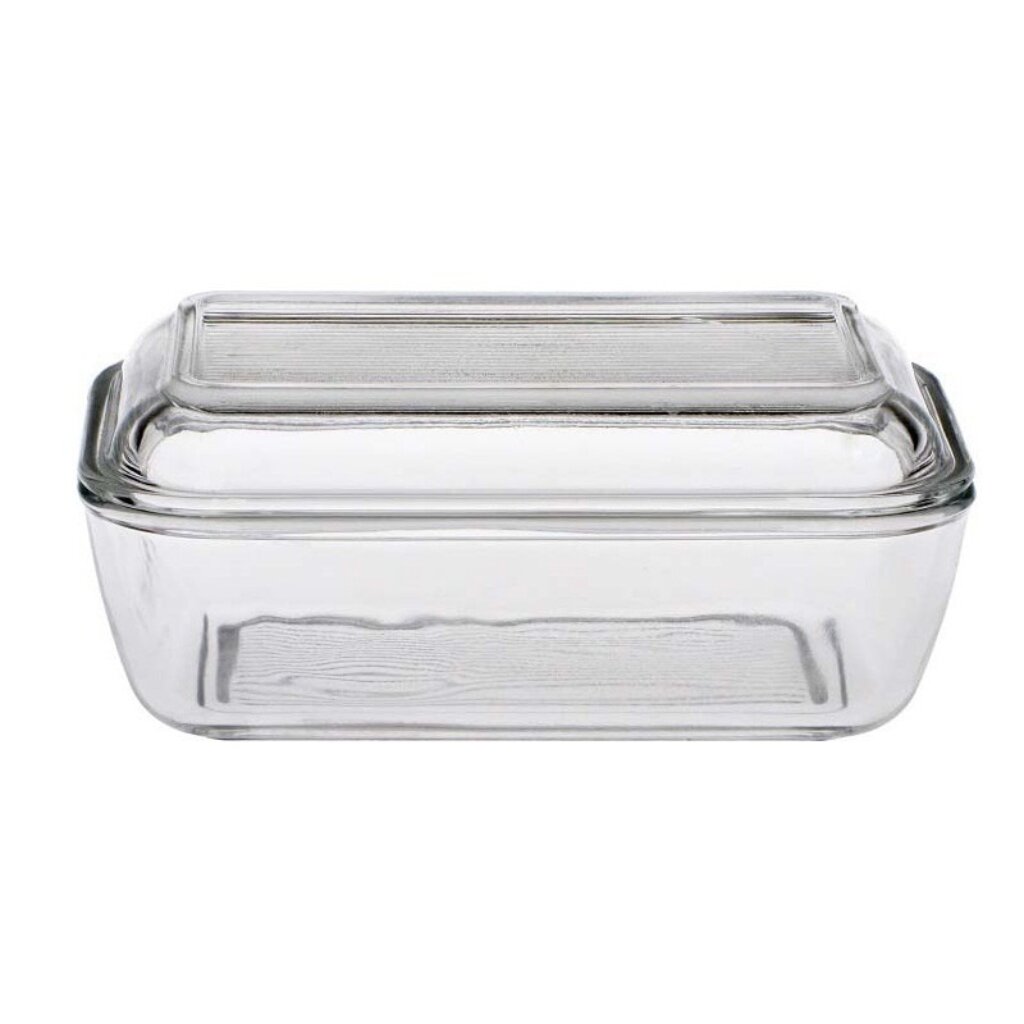 Масленка стекло, 17х10 см, Arcoroc, прозрачная, Luminarc, Beurrier, 60118/N3913 прозрачная пластиковая коробка для хранения алмазов