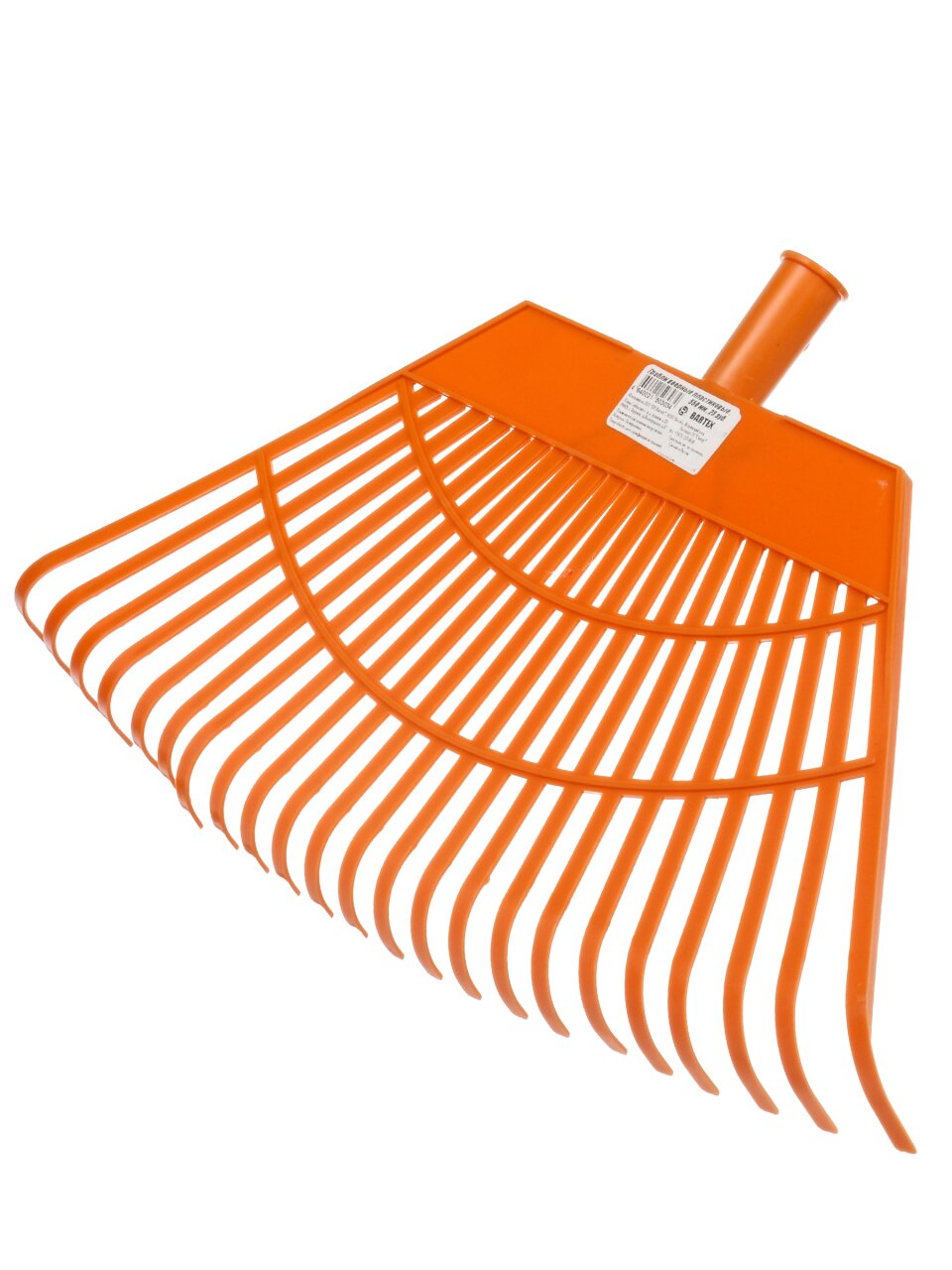 Грабли веерные, 23 зуб, пластик, 55 см, Клевер, без черенка, 2780416034