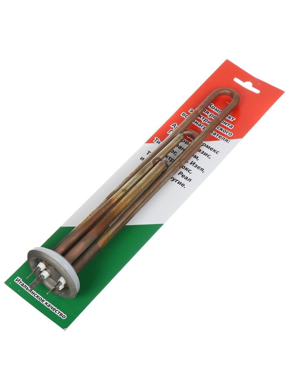Тэн для водонагревателя Thermex/Garanterm, медь, 2 кВт, R64 мм, под анод, М4, RF, индивидуальная упаковка, М10052