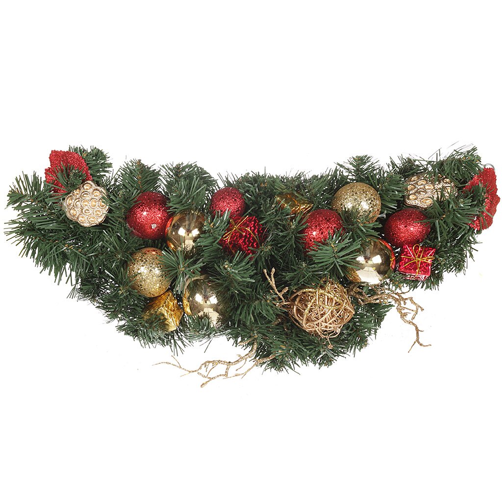 Гирлянда хвойная Monte Christmas Ветвь еловая N9740017, 24х60х10 см