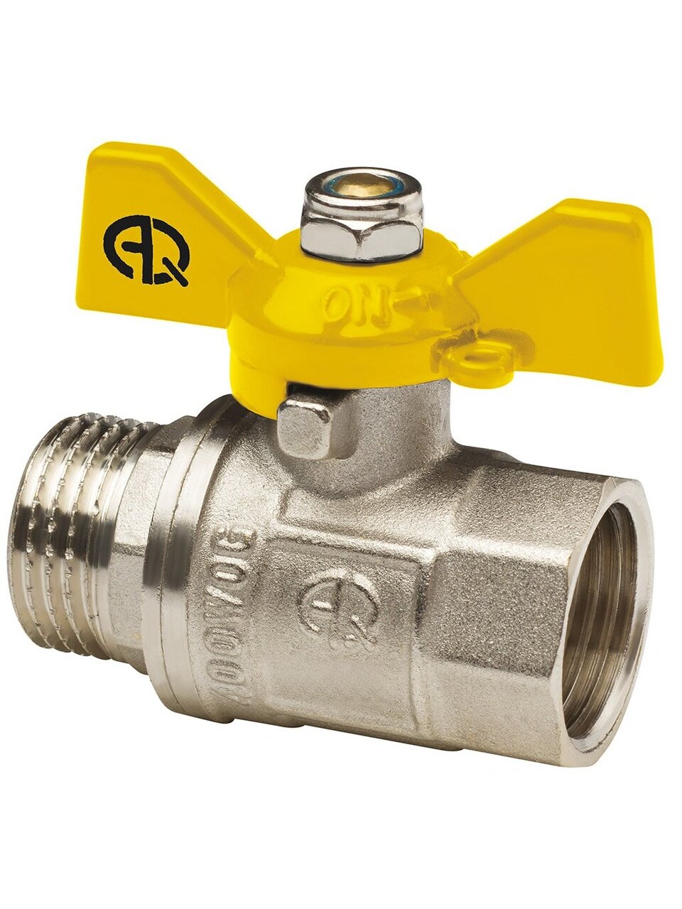 Кран для газа г-ш, 3/4&amp;quot;, ручка-бабочка, AquaLink