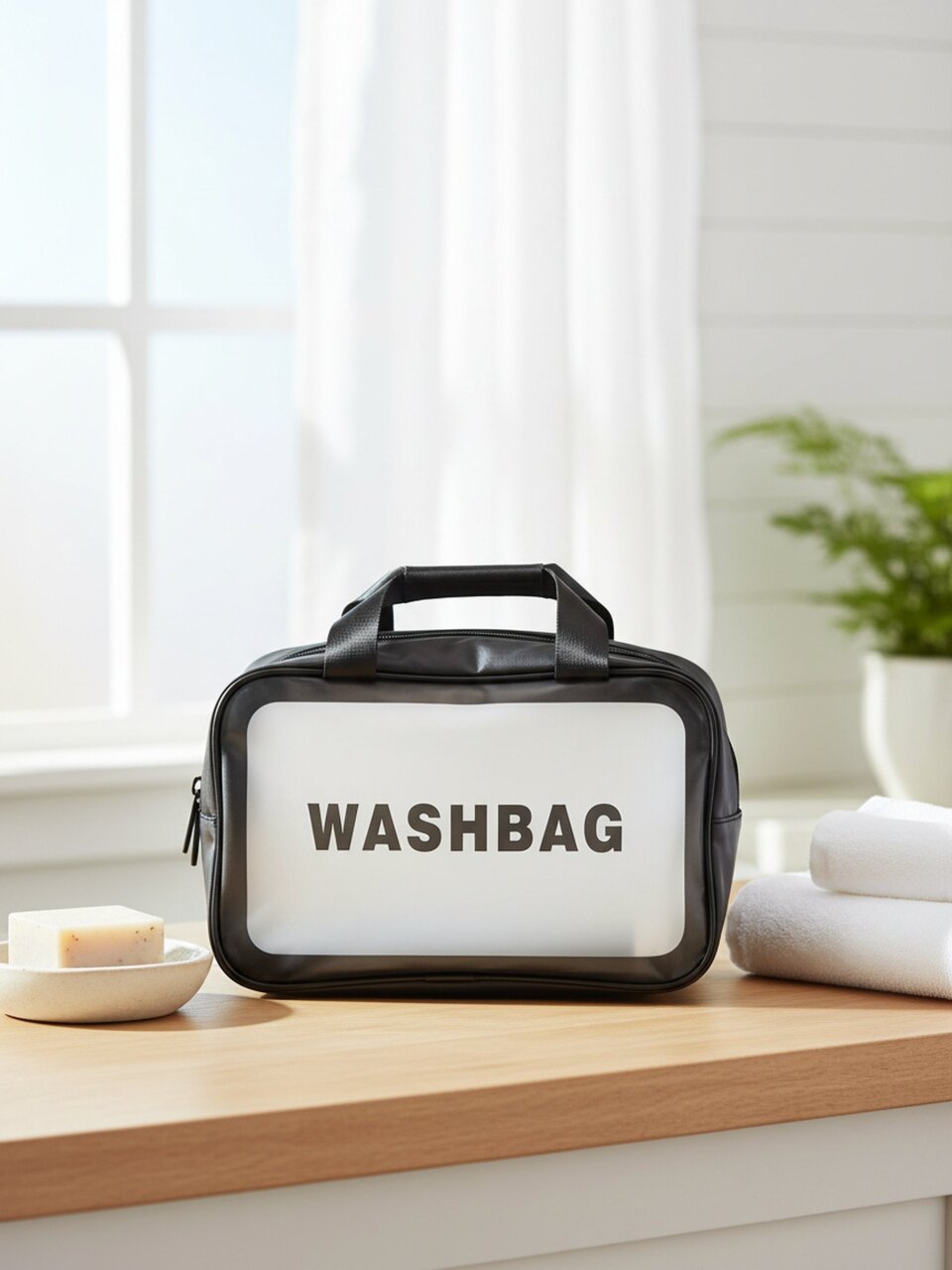 Косметичка 31х15х21 см, ПВХ, A080079, прямоугольная, застежка молния, в ассортименте