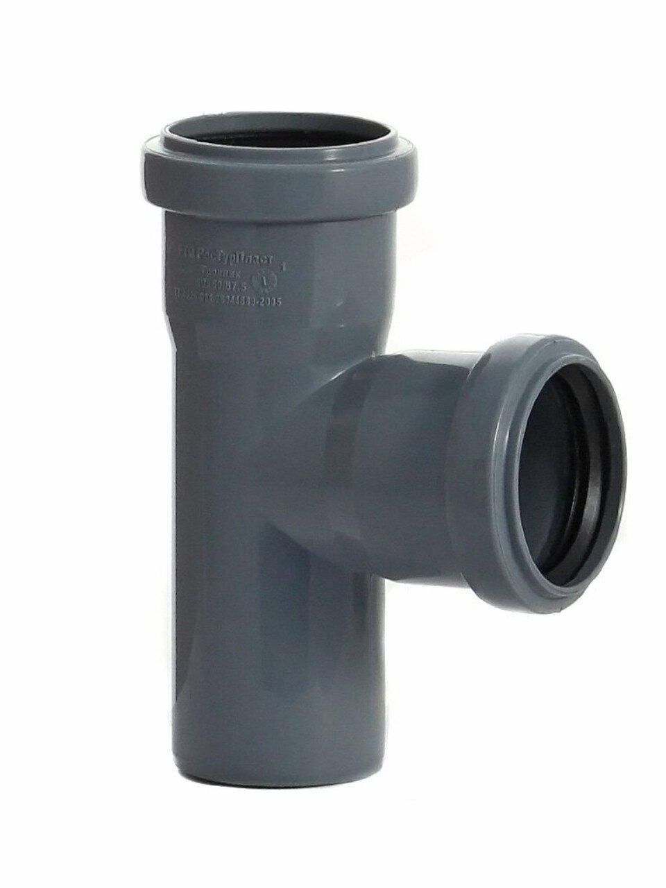 Тройник канализационный 40х40 мм, 90 °, РосТурПласт, 36380