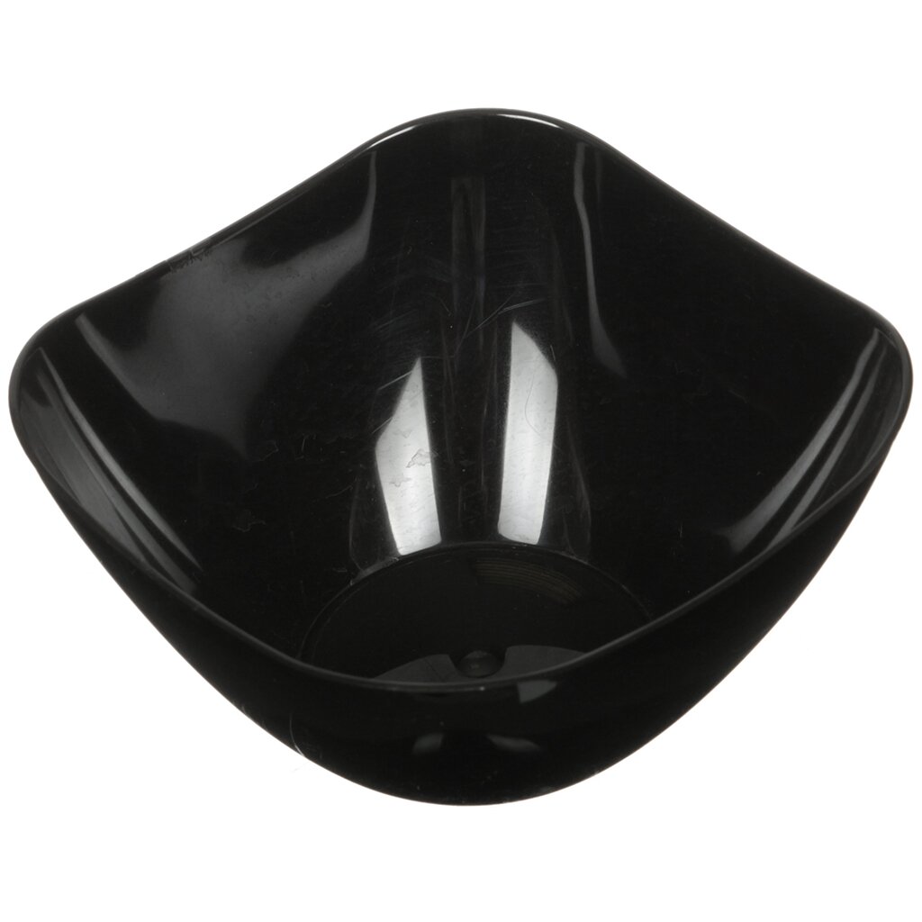 Салатник пластик, квадратный, 16.3 см, 1 л, Рондо, Berossi, ИК04205000, черный