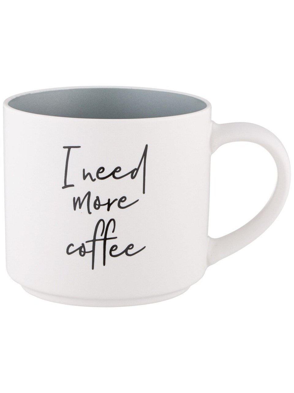 Кружка фарфор, 470 мл, I Need More Coffee, Lefard, 260-982