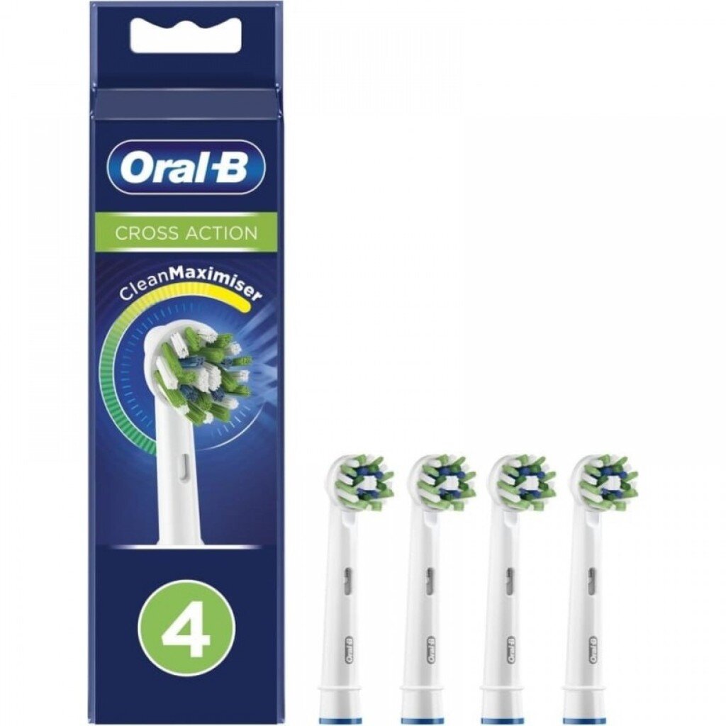 Насадка для электрической зубной щетки Oral-B, CrossAction, 4 шт, EB50RX