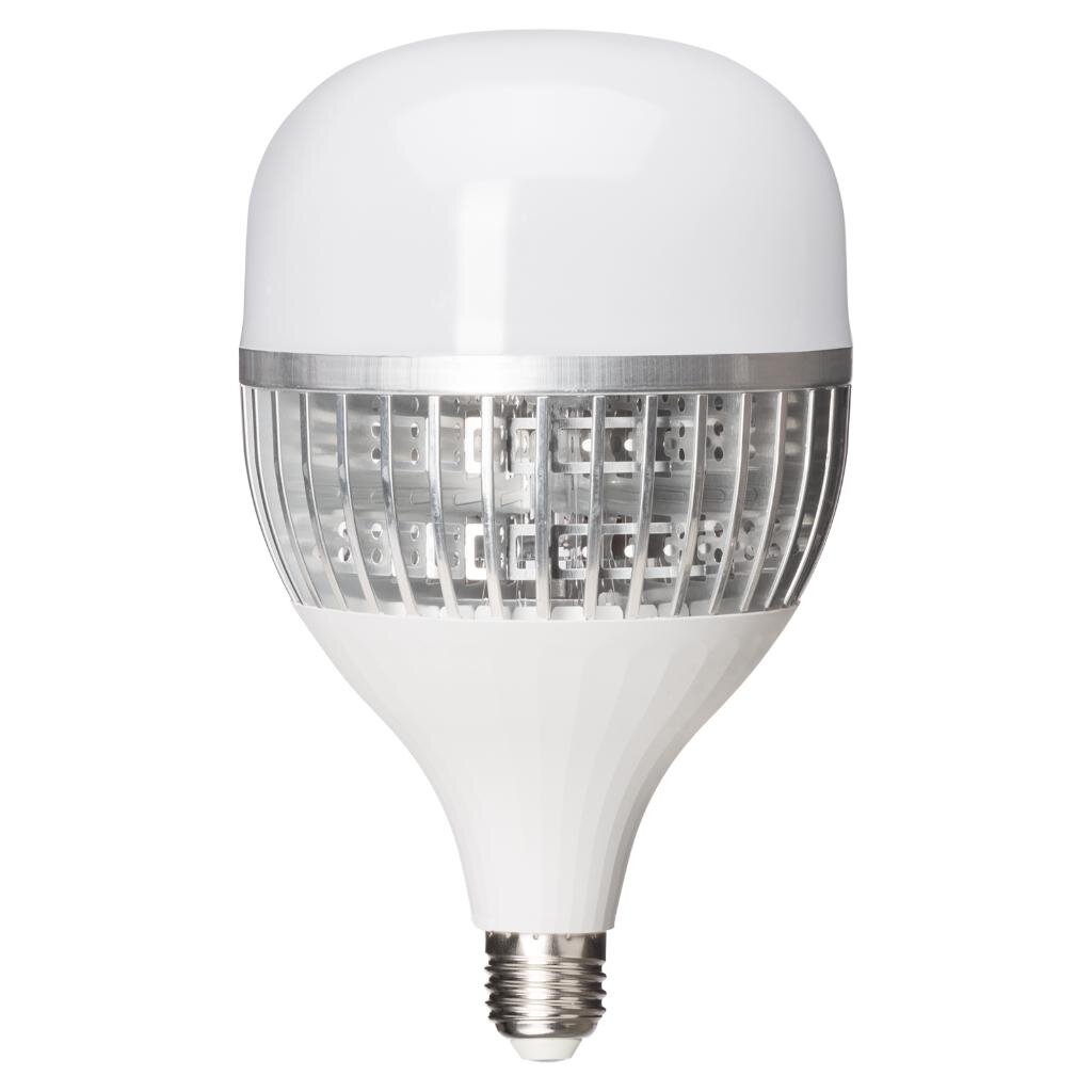 Лампа светодиодная E27, 80 Вт, 700 Вт, 230 В, цилиндрическая, 4000 К, свет холодный белый, TDM Electric, Народная лампа светодиодная e27 12 вт 100 вт 220 в груша 6500 к свет холодный белый ergolux