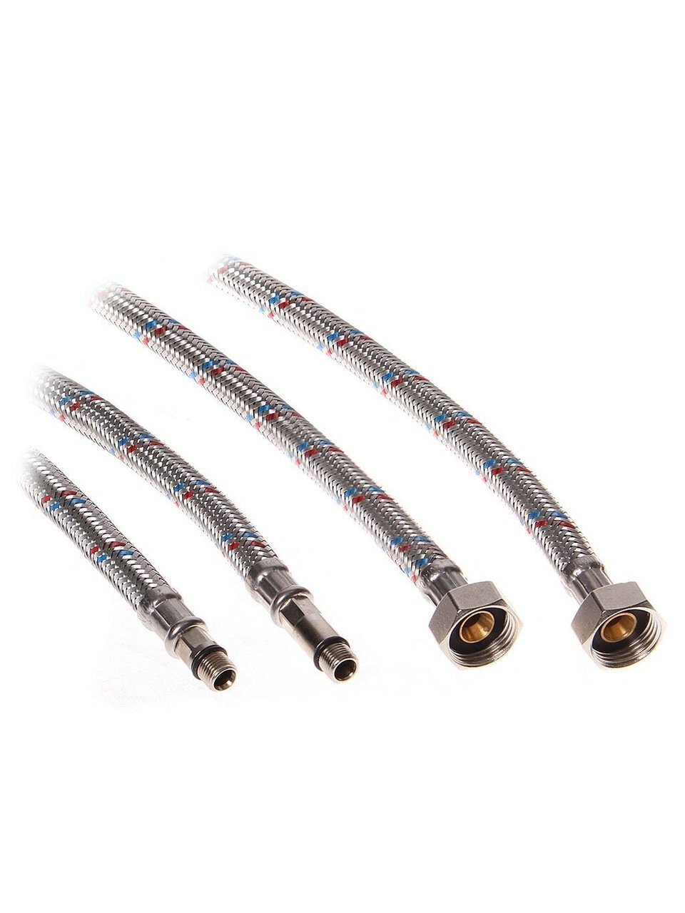 Подводка для воды М10-1/2&amp;quot;х0.6 м, пара, сталь, Еco, Lytcho