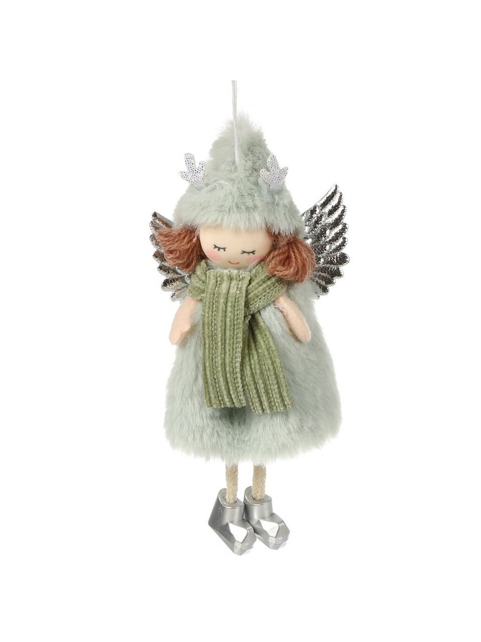 Фигурка декоративная Девочка, 18 см, мятная, Y4-9414