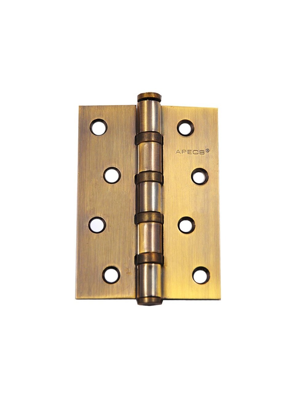 Петля врезная для деревянных дверей, Apecs, 100х70х3 мм, B4-Steel-AB, 13725, универсальный, с 4 подшипниками, бронза