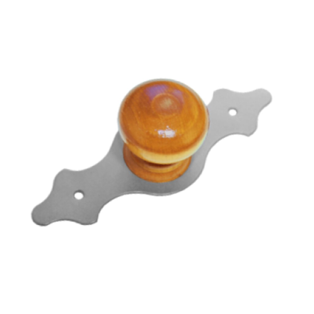 Ручка-кнопка Домарт, Декоративная, серый металл, 9 370 крючок вешалка 1 рожковый домарт серый металлик