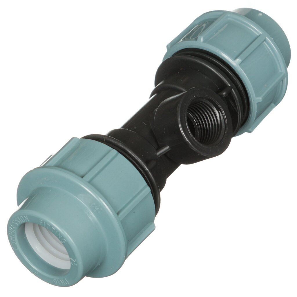 ПНД тройник d25х1/2&quot;, внутренняя резьба, STR
