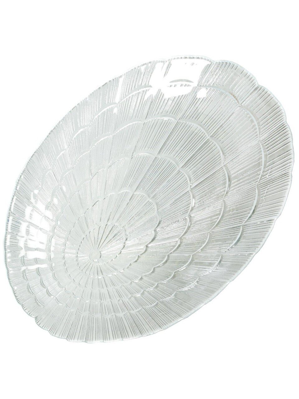 Блюдо стекло, овальное, 23х32 см, Atlantis, Pasabahce, 10239B/10239B