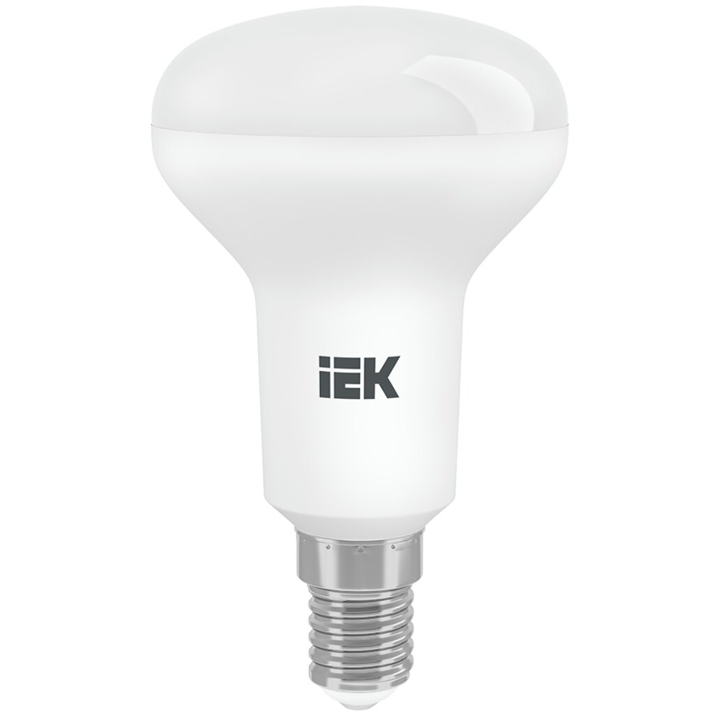 Лампа светодиодная E14, 5 Вт, 40 Вт, 230 В, рефлектор, 3000 К, свет теплый белый, IEK, R50, LED светофор смешарики звук и свет маленький
