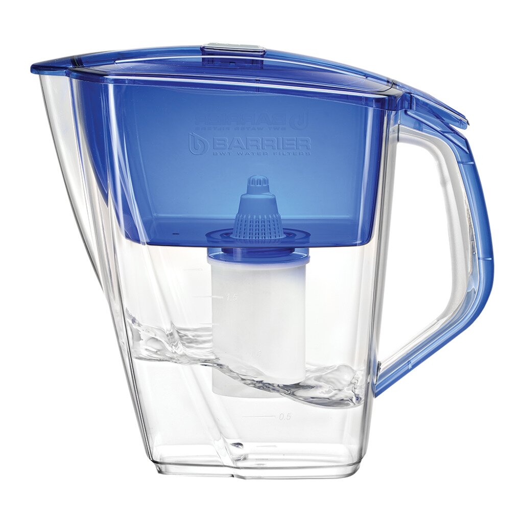 Фильтр-кувшин Барьер, Гранд Нео, для холодной воды, 1 ступ, 4.2 л, синий, ультрамарин, В011Р00 фильтр кувшин для очистки воды аквафор гарри синий